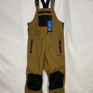 Gsou Snow Men’s Relaxed Fit Snow Bibs with Knee Reinforcements